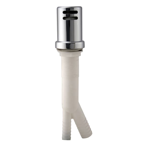 Westbrass 1-3/4" x 2-3/4" Solid Brass Air Gap Cap Kit, Skirted, Polished Chrome D200-1-26 - main